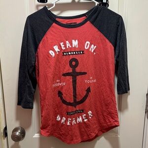 Dream on anchor shirt